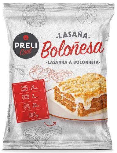 Lasaña Boloñesa Preli 12×300 g