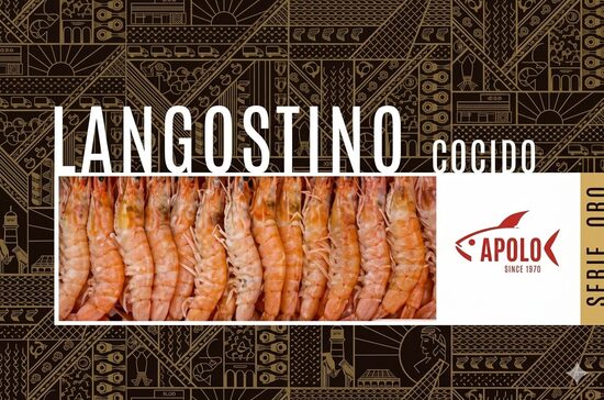 Langostino Cocido 20/30 S.Oro Apolo 1 Kg
