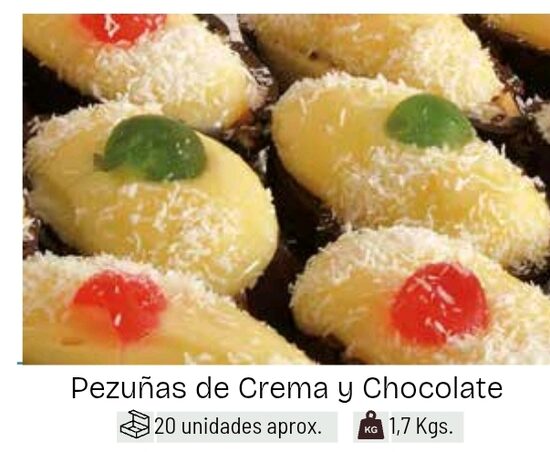 Pezuñas de Crema y Chocolate 