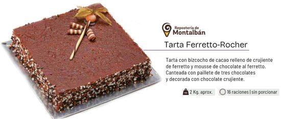 Tarta Ferretto-Rocher