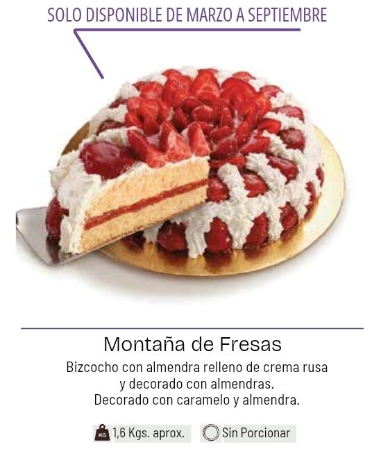 Montaña de fresas 