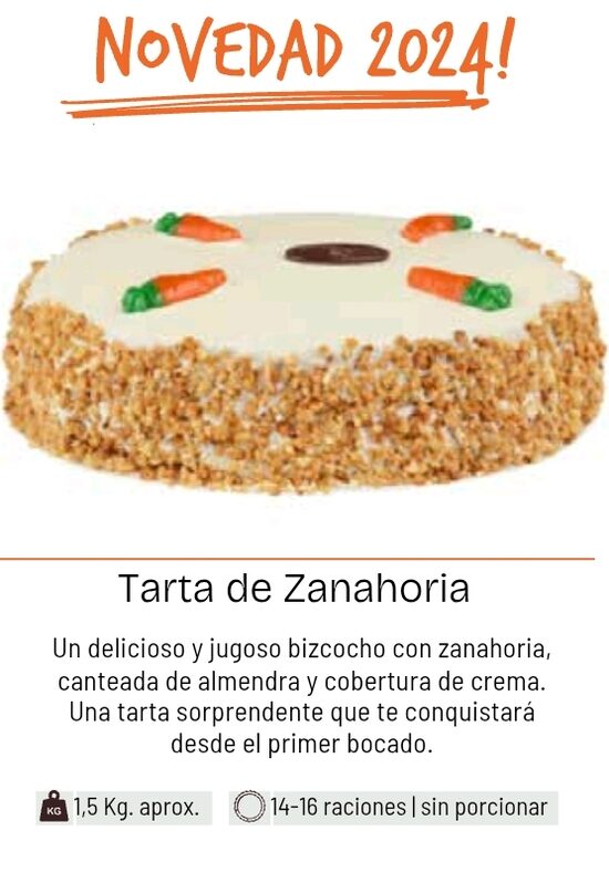 Tarta de zanahoria