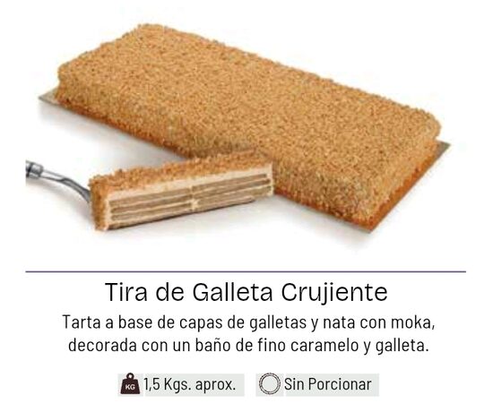 Tarta galleta crujiente 