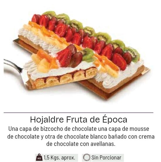 Hojaldre fruta de época 