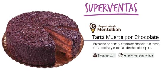 Tarta muerte por chocolate 