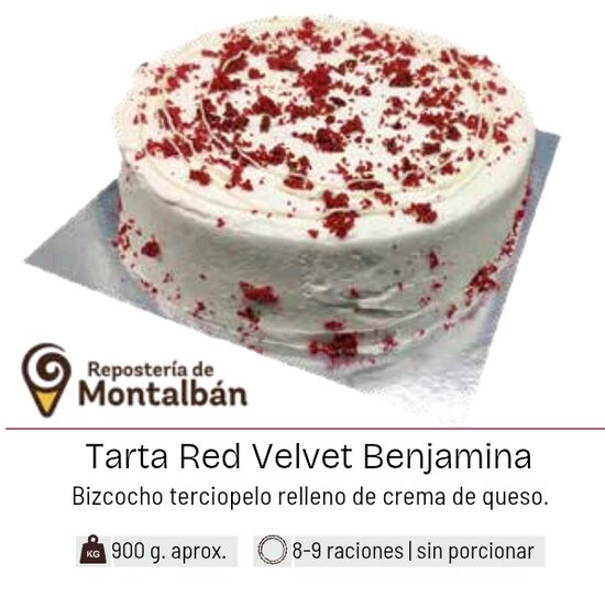 Tarta Red Velvet Benjamina 