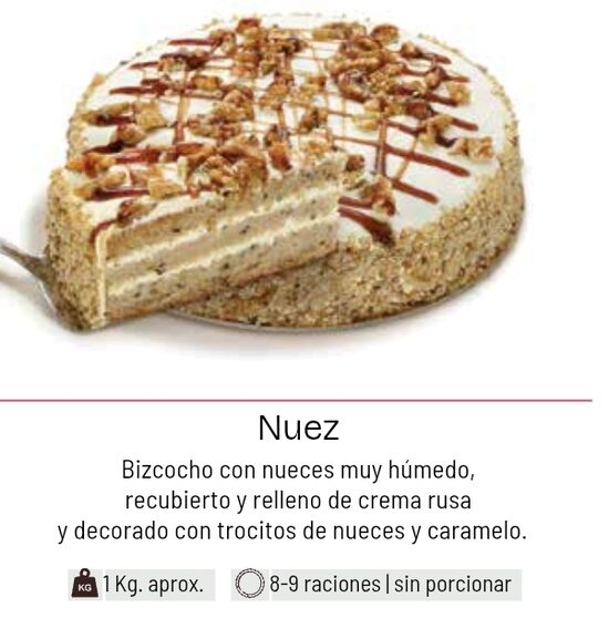 Tarta Nuez Benjamina 