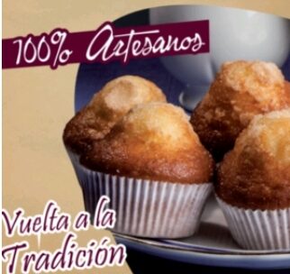 Magdalenas 100% artesanas 10 Uds. 530 g Aprox.