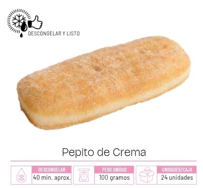 Pepito de crema