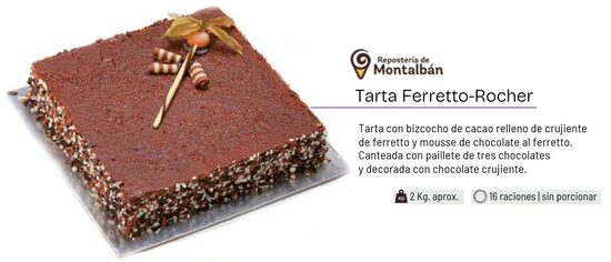 Tarta Ferretto-Rocher