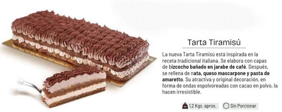 Tarta tiramisú 