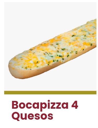 Bocapizza 4 Quesos Come Rico 10 Uds.