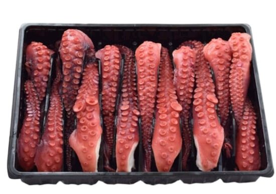 Patas Pulpo Cocidas 120-150g Pieza 10 Uds. Apolo 1,5 Kg